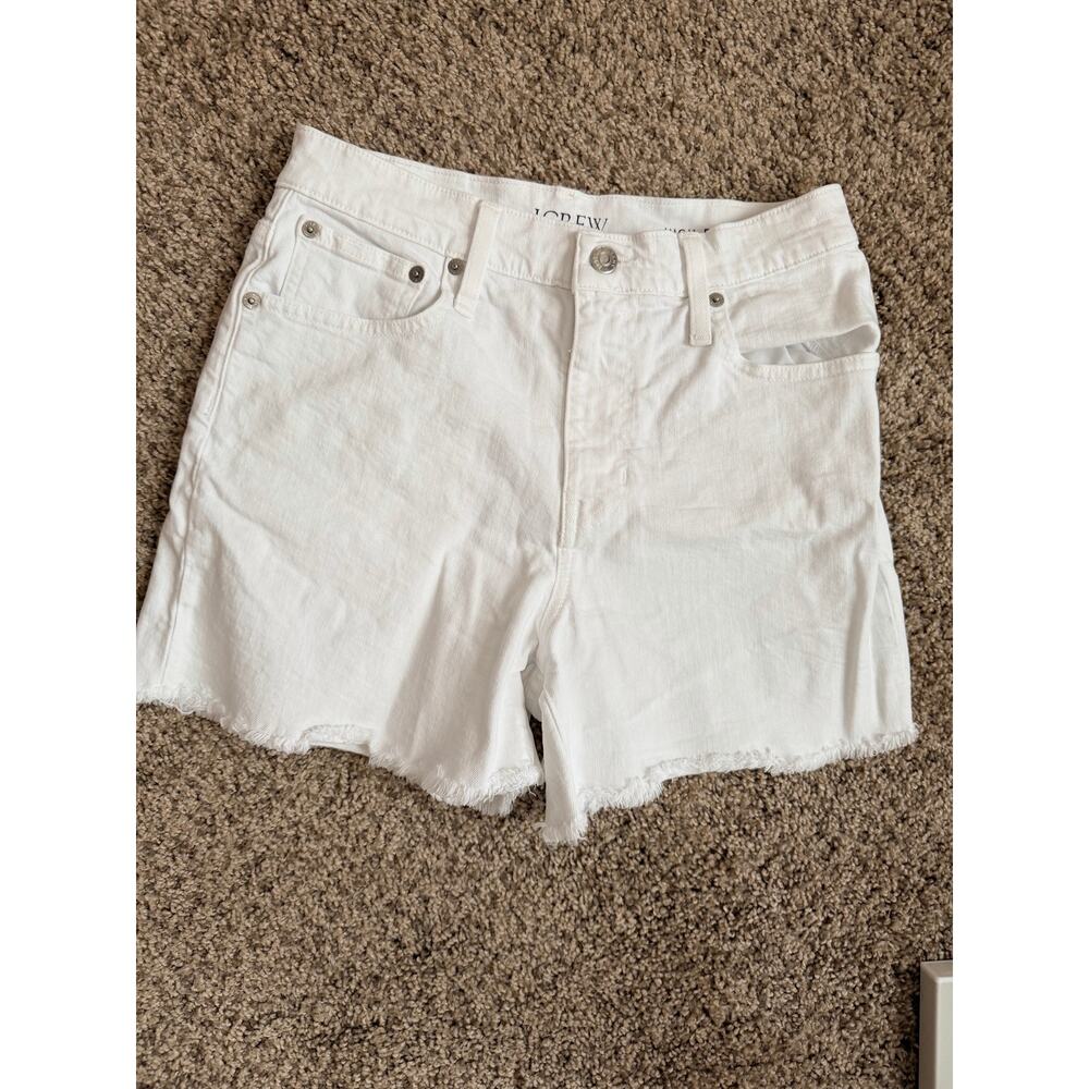 EUC white 25 J. Crew women’s high waist shorts